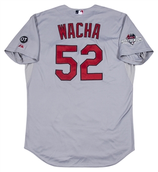 2015 Michael Wacha Postseason Game Used St. Louis Cardinals Road Jersey (MLB Authenticated)